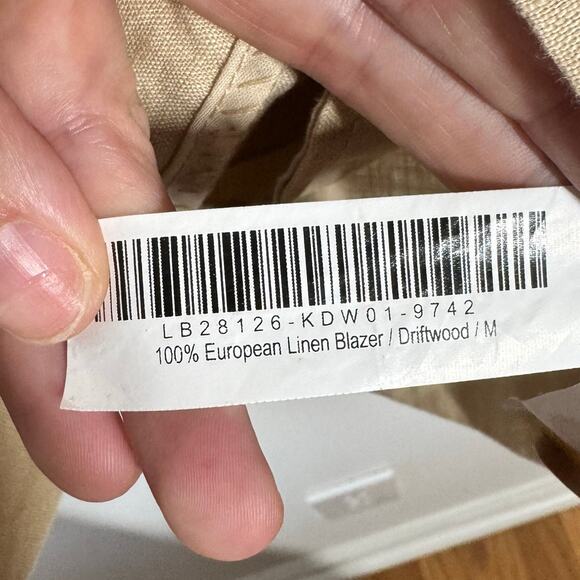 Quince Blazer Women M Tan Driftwood 100% Linen Minimal Modest Workware Career - Picture 6 of 9